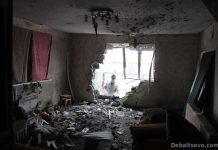 Обстрел в Дебальцево