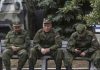 Российские военные на Донбассе