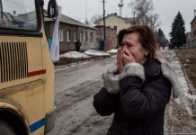 Обстрелы Дебальцево