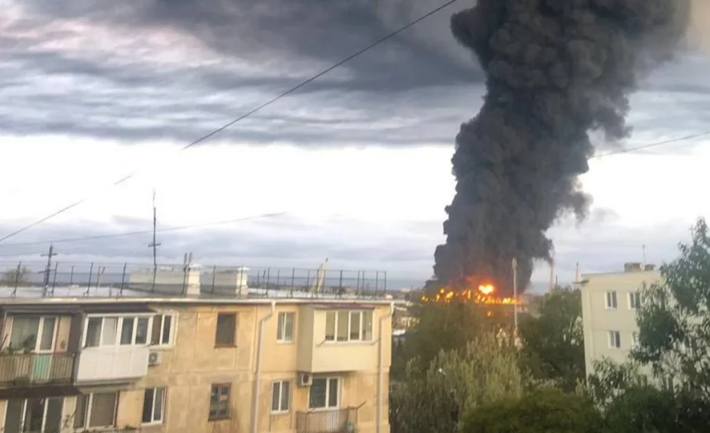 Взрыв в Крыму
